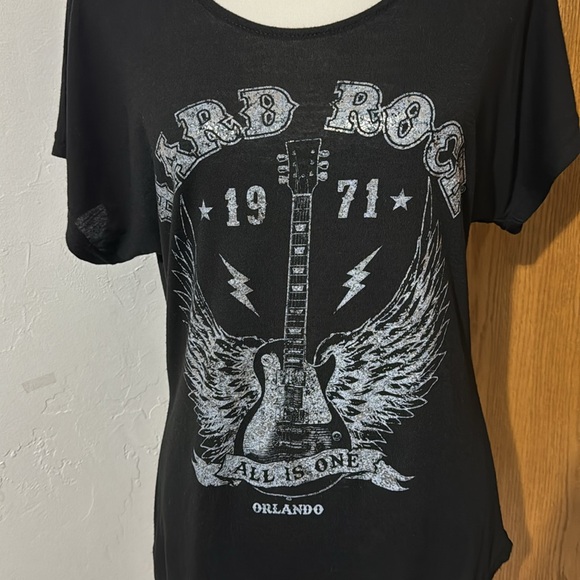 2 Hard Rock Guitar Co. Orlando black Rock&Roll tops - Picture 8 of 12